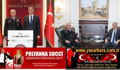 İlimizin Çalışkan ve Başarılı Mülk-i  Amiri Valimiz  Mustafa YAVUZ, Jandarma  Genel Komutanımız  Adanalı Hemşerimiz Gurur Kaynağımız Orgeneral Ali ÇARDAKLÇI Paşamızı ve İl Jandarma Komutanımız Tuğgeneral Nejdet KARACA Paşamızı Valilik Makamında Misafir Etti…