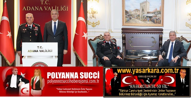 İlimizin Çalışkan ve Başarılı Mülk-i  Amiri Valimiz  Mustafa YAVUZ, Jandarma  Genel Komutanımız  Adanalı Hemşerimiz Gurur Kaynağımız Orgeneral Ali ÇARDAKLÇI Paşamızı ve İl Jandarma Komutanımız Tuğgeneral Nejdet KARACA Paşamızı Valilik Makamında Misafir Etti…