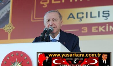 Cumhurbaşkanımız ERDOĞAN “Terörsüz Türkiye hedefimizle aramıza kimse giremeyecek” 