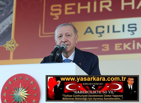 Cumhurbaşkanımız ERDOĞAN “Terörsüz Türkiye hedefimizle aramıza kimse giremeyecek” 