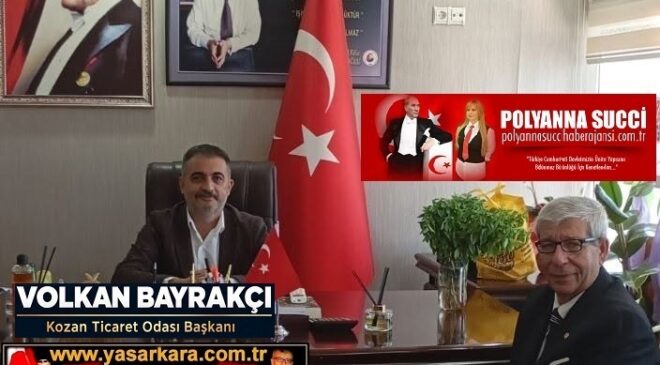 Haberciliği Duayen  Değeri Uluslararası Ödüllü Haberci  Siyaset Bilimci Yaşar Kara  YANKI’dan Adana Kozan Ticaret Odası Yönetim Kurulu Başkanı Volkan BAYRAKÇI ve Meclis Başkanı  Av.Bahadır Abdullah ÜNLER’e Makamında Hayırlı Olsun Ziyareti…