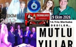 29 Ekim Türkiye Cumhuriyeti Devletimizin 103. Yılında, Adana’nın Saygıdeğer Bir O Kadarda Sevilen Kıymetli İsimlerinden ; ŞİVEN LEYLA-MURAT ÇOMU Çifti Mutlu  Evliliklerinde 14.Yıla Merhaba Dediler…