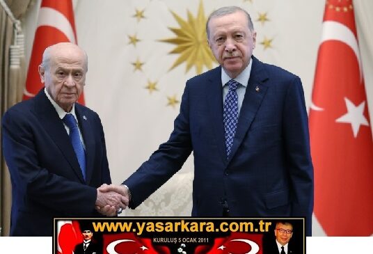 Cumhurbaşkanımız ERDOĞAN,MHP Genel Başkanı BAHÇELİ’ yi kabul etti